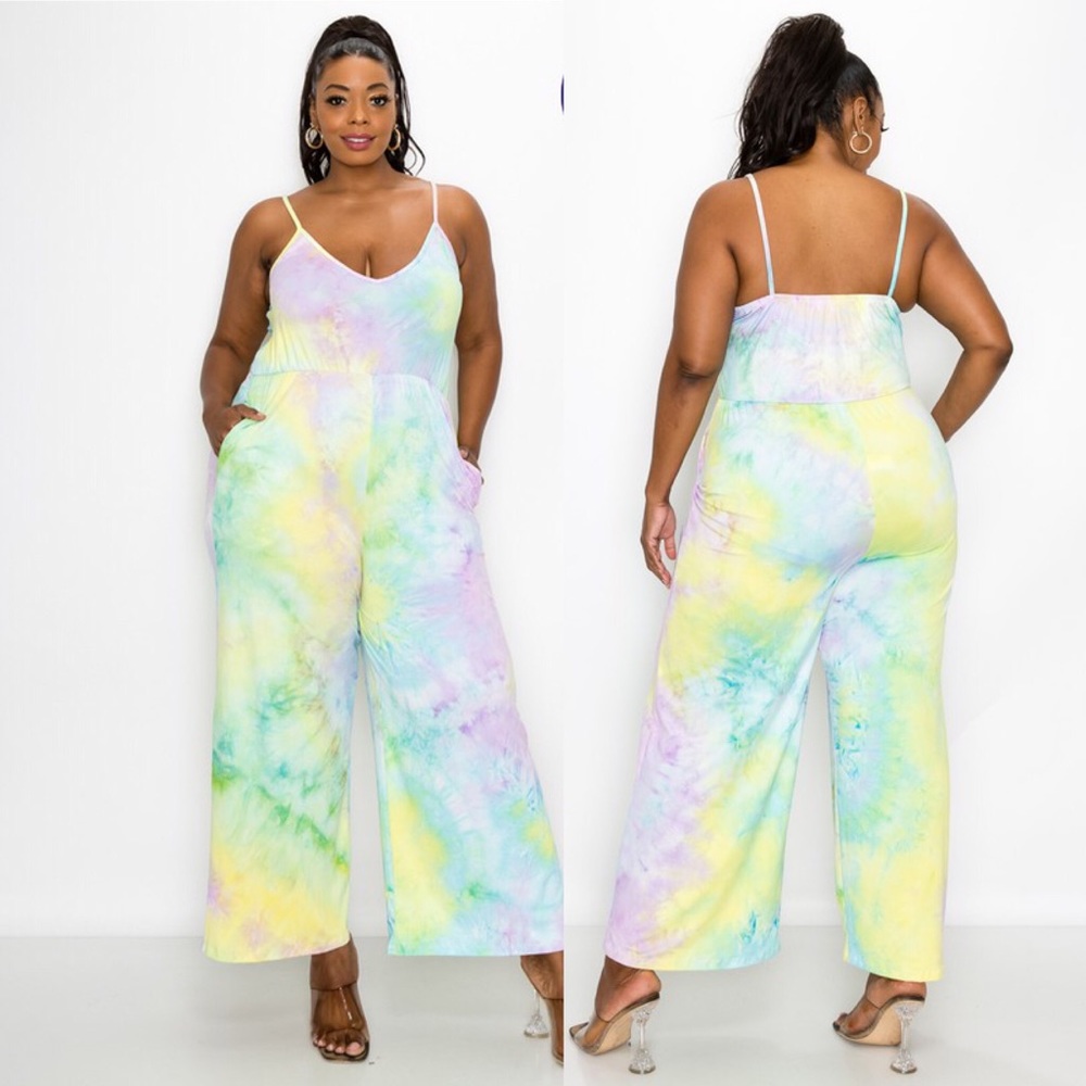 Pastel Print Jumpsuit